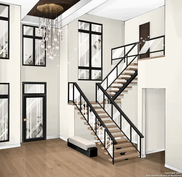 Furnished interior view inside a new home in , San Antonio (Image 10). Furnished interior view inside a new home in , San Antonio (Image 10).