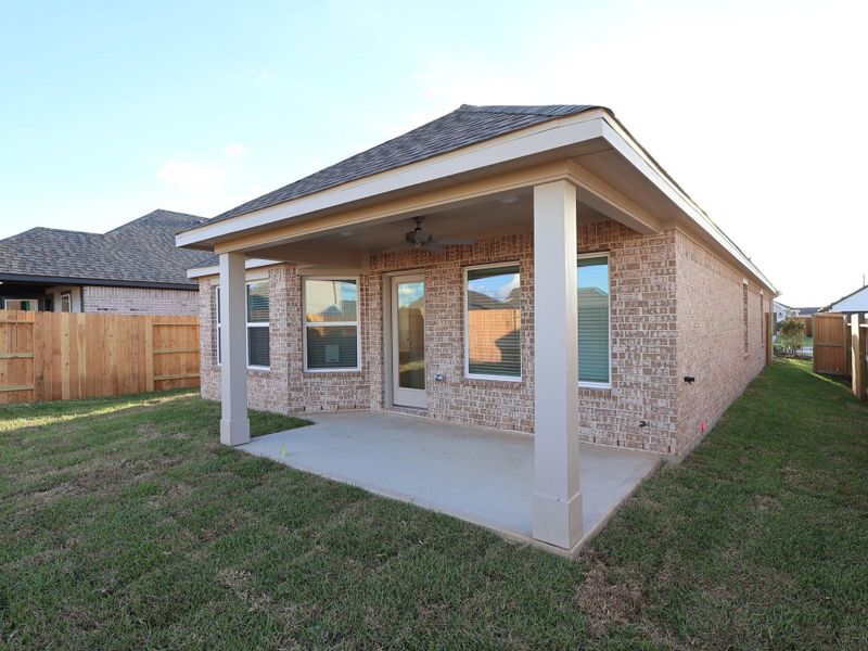 Exterior details and patio area of a home in Marvida, Cypress (Image 2). Exterior details and patio area of a home in Marvida, Cypress (Image 2).