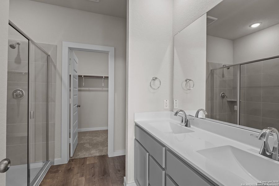 Furnished interior view inside a new home in Applewhite Meadows, San Antonio (Image 13). Furnished interior view inside a new home in Applewhite Meadows, San Antonio (Image 13).