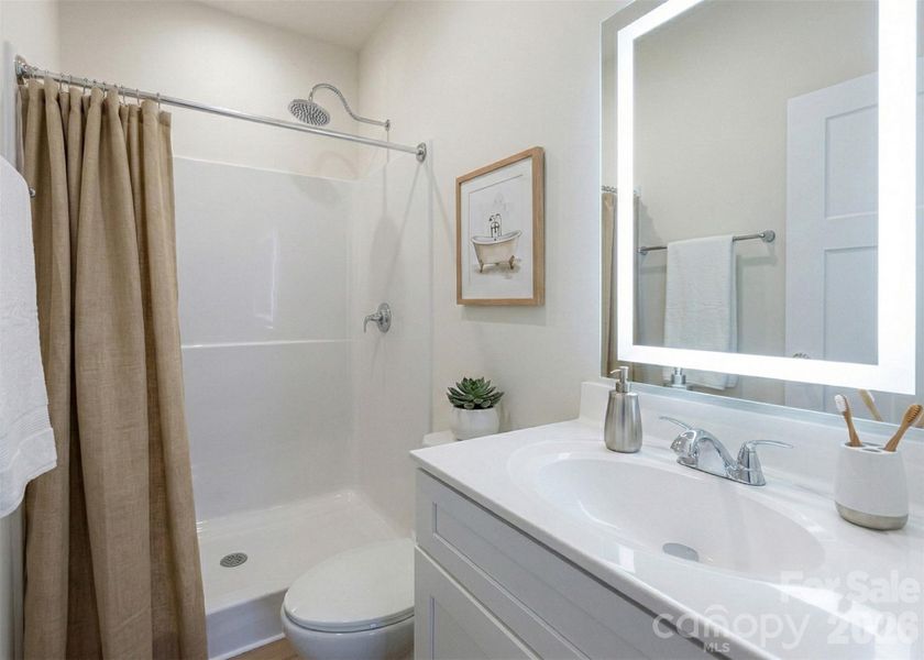 Furnished interior view inside a new home in , Asheville (Image 15).