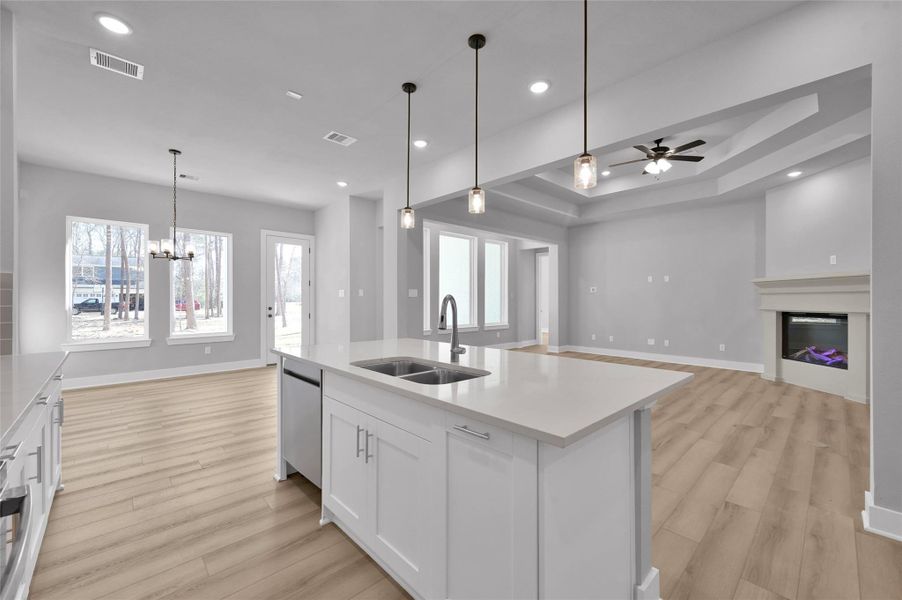 Furnished interior view inside a new home in , Houston (Image 5). Furnished interior view inside a new home in , Houston (Image 5).