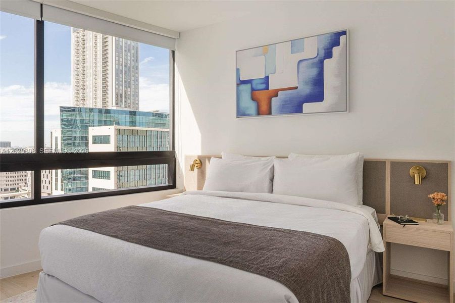 Furnished interior view inside a new home in , Miami (Image 7).