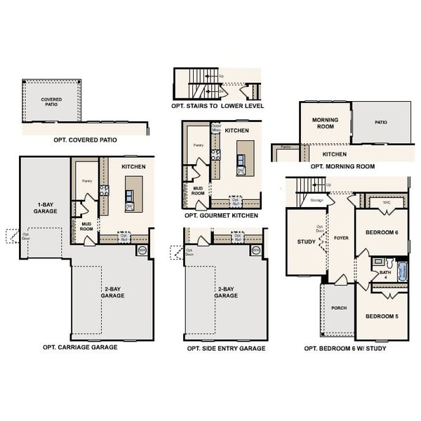 2D floor plan layout of this home in Windsong Estates, McDonough, GA (Image 4).