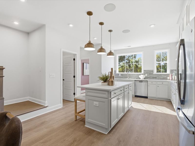 Representative furnished interior of a home built from the Bellamy by Tri Pointe Homes in Bellflower, Charlotte (Image 6).