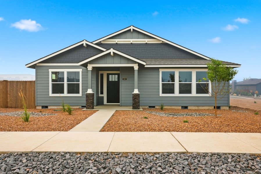 Representative exterior photo of a completed home built from the Laurel by MonteVista Homes in IronHorse, Prineville, OR (Image 20).