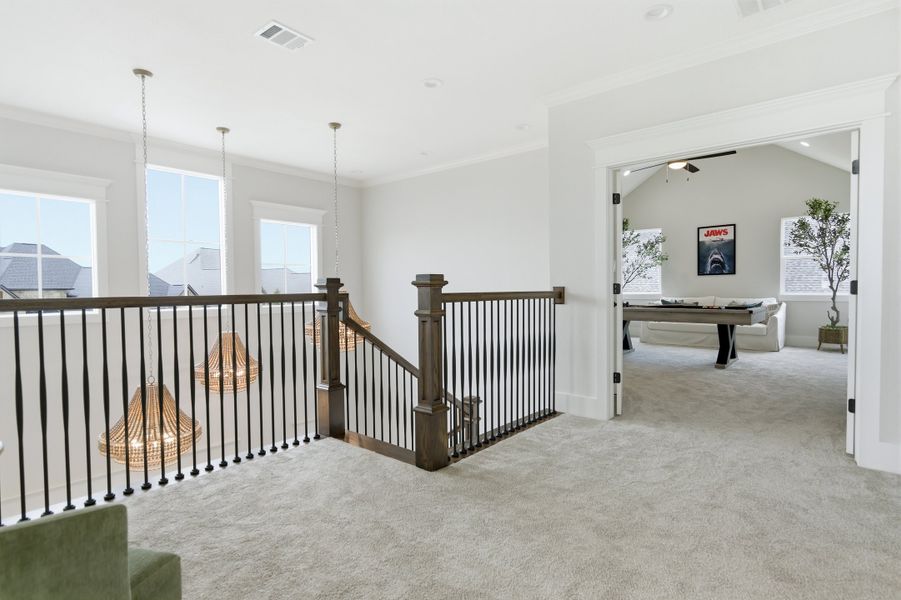 Furnished interior view inside a new home in Stella Ranch, Bryan (Image 44).