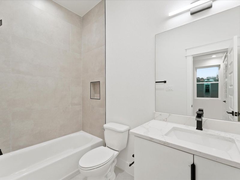 Furnished interior view inside a new home in , Houston (Image 10).