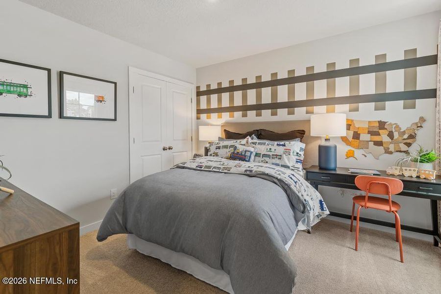 Furnished interior view inside a new home in , Jacksonville (Image 33).