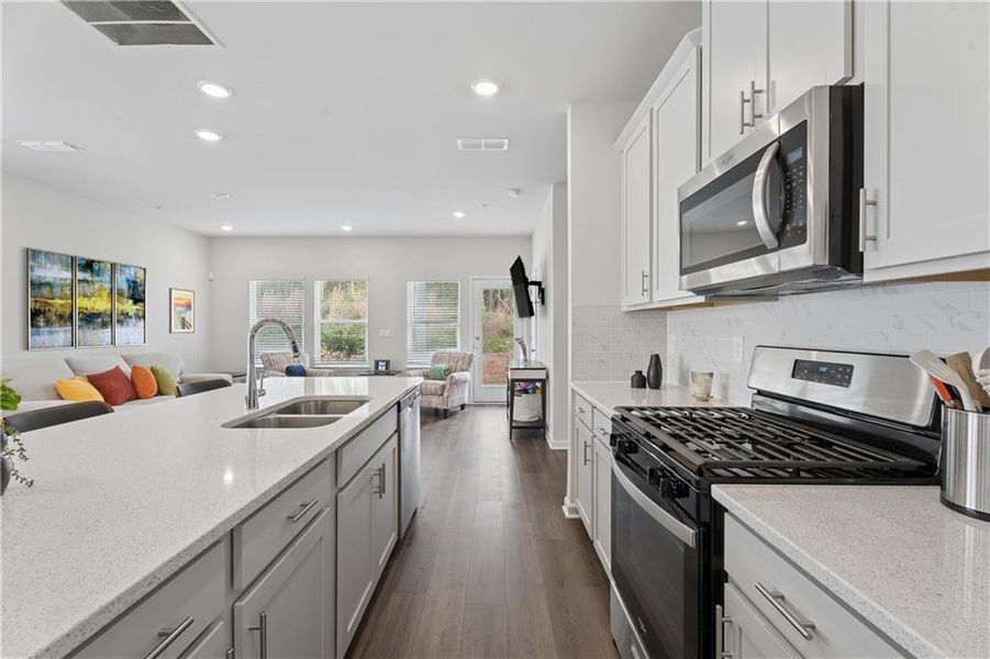 Furnished interior view inside a new home in , Smyrna (Image 7).
