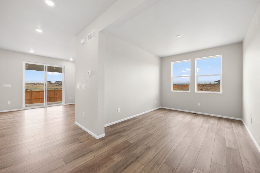 Spacious, unfurnished interior of a new home in Talon Pointe, Thornton (Image 12). Spacious, unfurnished interior of a new home in Talon Pointe, Thornton (Image 12).