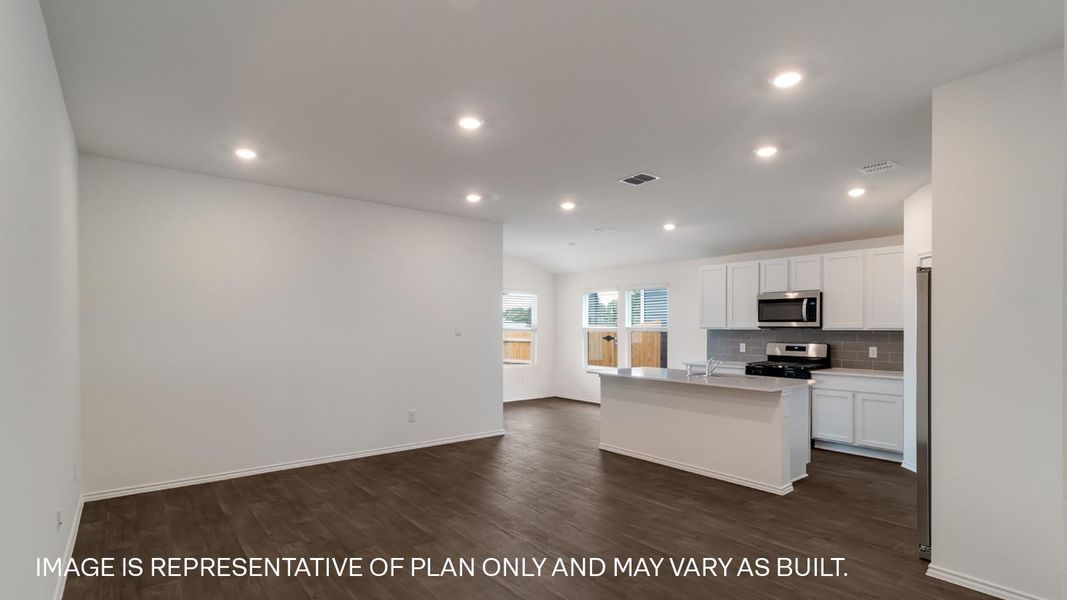 Furnished interior view inside a new home in Valverde, Bastrop (Image 4).