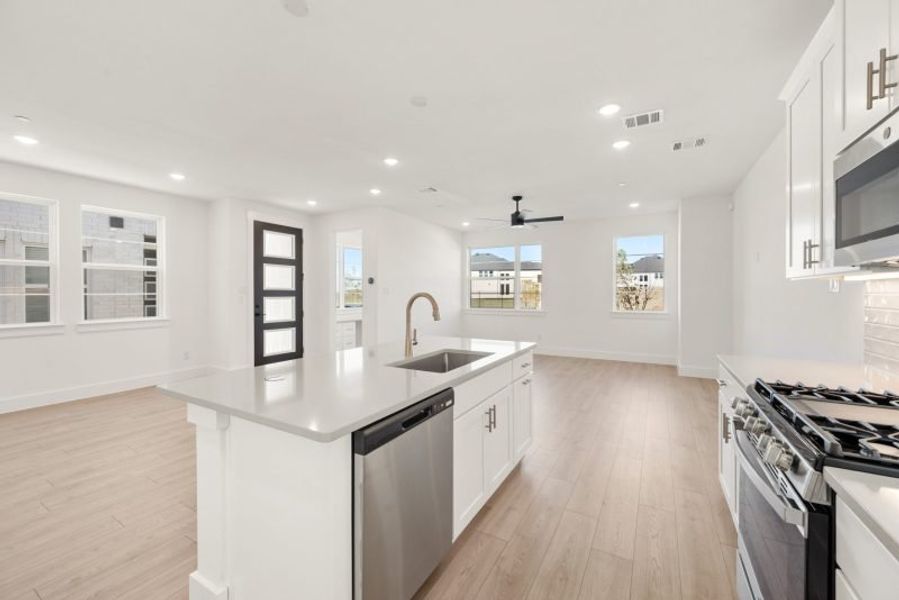 Furnished interior view inside a new home in Mosaic, Prosper (Image 3).