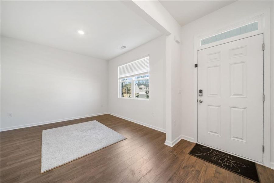 Spacious, unfurnished interior of a new home in Brooks Village, Dacula (Image 24).