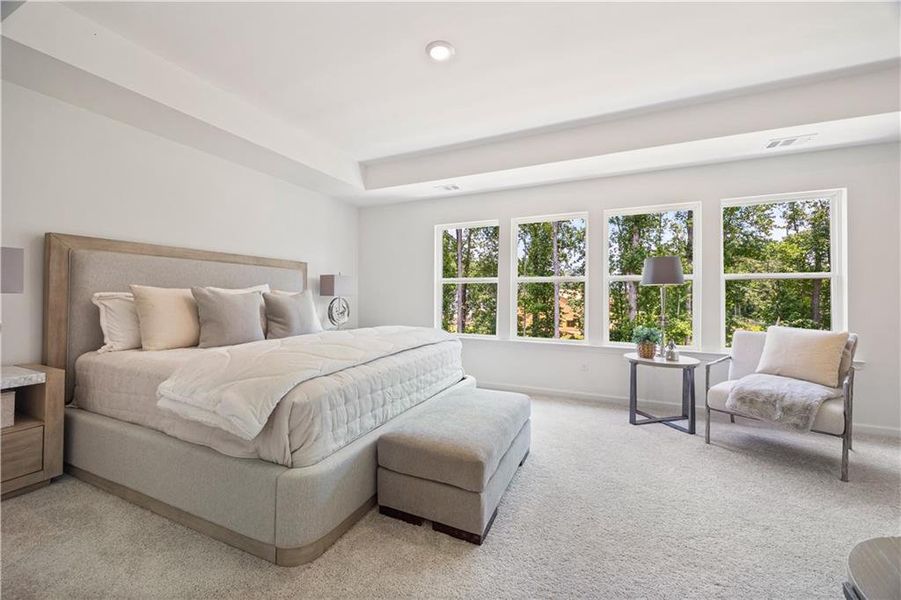 Furnished interior view inside a new home in Old Salem Crossing, Conyers (Image 13).