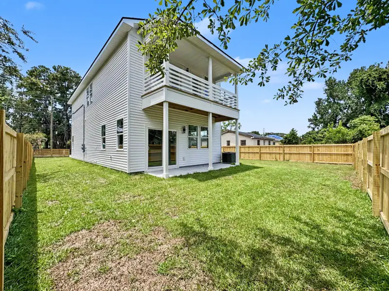 Exterior details and patio area of a home in , North Charleston (Image 3). Exterior details and patio area of a home in , North Charleston (Image 3).