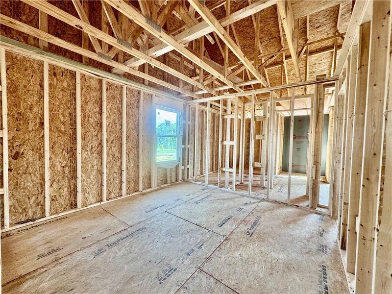 In-progress construction of a new home in Eastlyn Crossing, Flowery Branch, GA (Image 16).