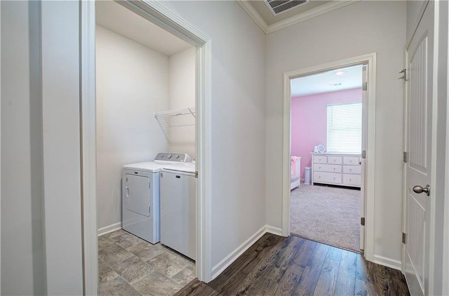 Furnished interior view inside a new home in , Cartersville (Image 9).