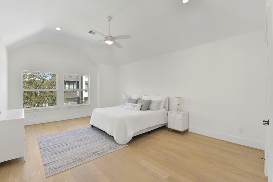 Furnished interior view inside a new home in , Houston (Image 11).