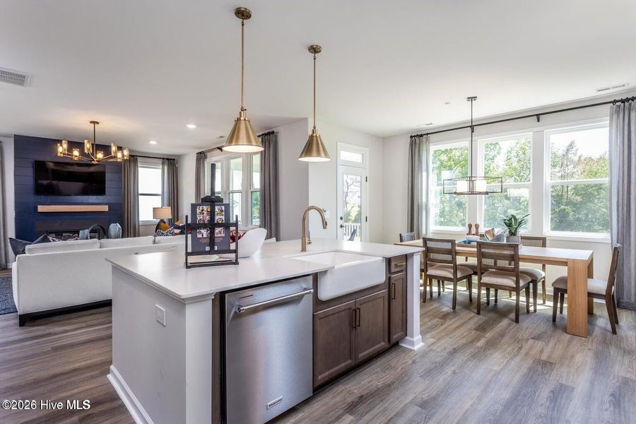 Furnished interior view inside a new home in Coastal Haven, Leland (Image 4).