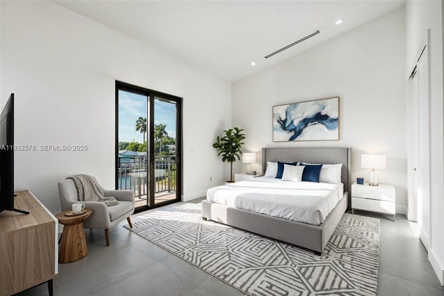 Furnished interior view inside a new home in , Marathon (Image 17).