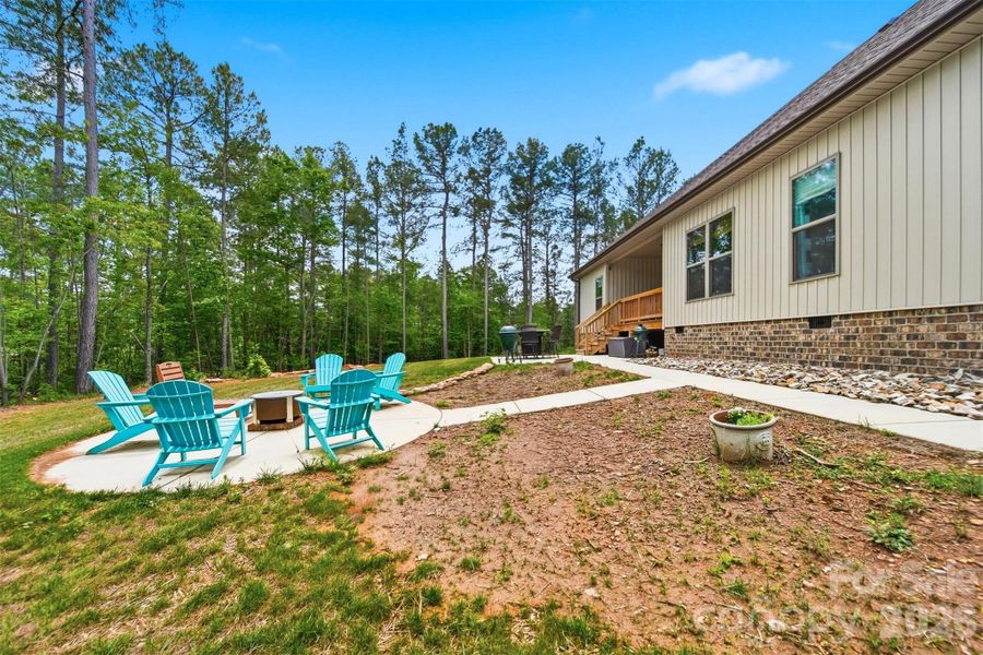 Exterior details and patio area of a home in , Connelly Springs (Image 23). Exterior details and patio area of a home in , Connelly Springs (Image 23).