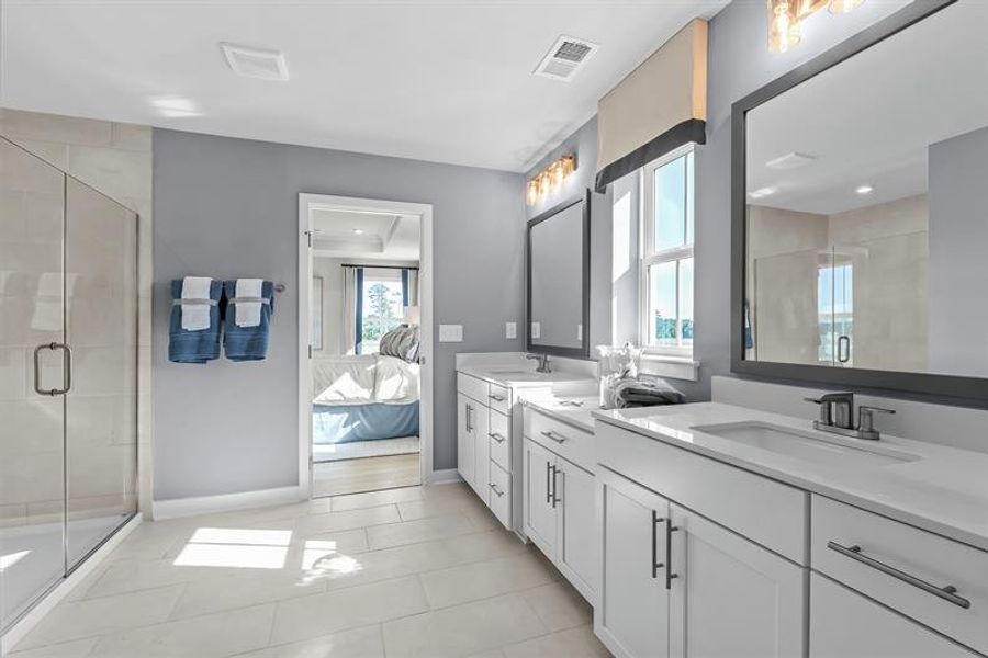 Representative furnished interior of a home built from the Meridian on the Waterway by Ryan Homes in Grande Dunes North Village, Longs (Image 21). Representative furnished interior of a home built from the Meridian on the Waterway by Ryan Homes in Grande Dunes North Village, Longs (Image 21).