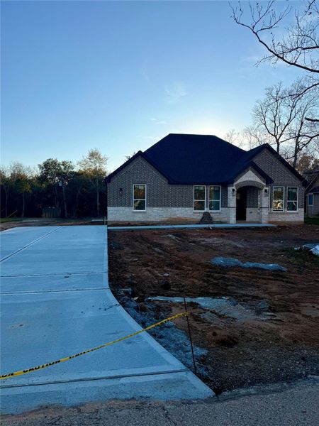 In-progress construction of a new home in , Damon, TX (Image 8).