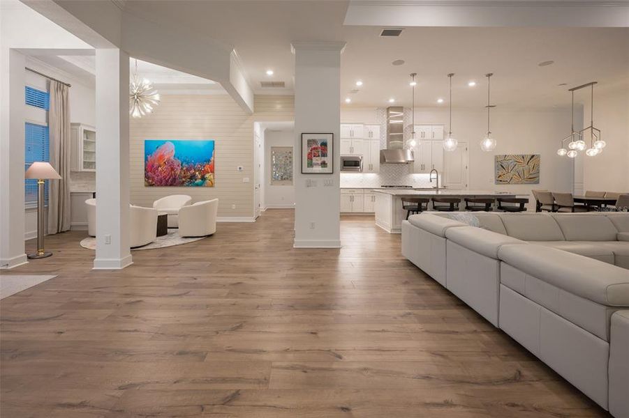 Furnished interior view inside a new home in , Sarasota (Image 43).