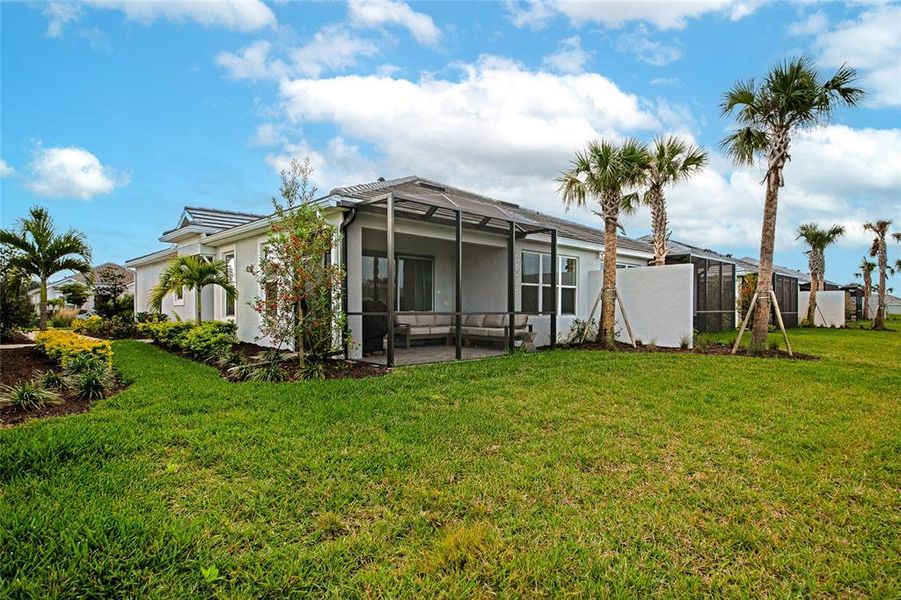 Exterior details and patio area of a home in , Sarasota (Image 30).