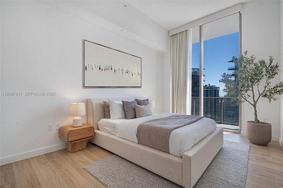 Furnished interior view inside a new home in , Miami (Image 28).