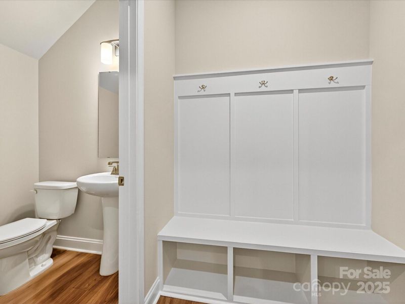 Built-In Drop Zone at Garage Entry for Hassle Free Mornings and Evenings.