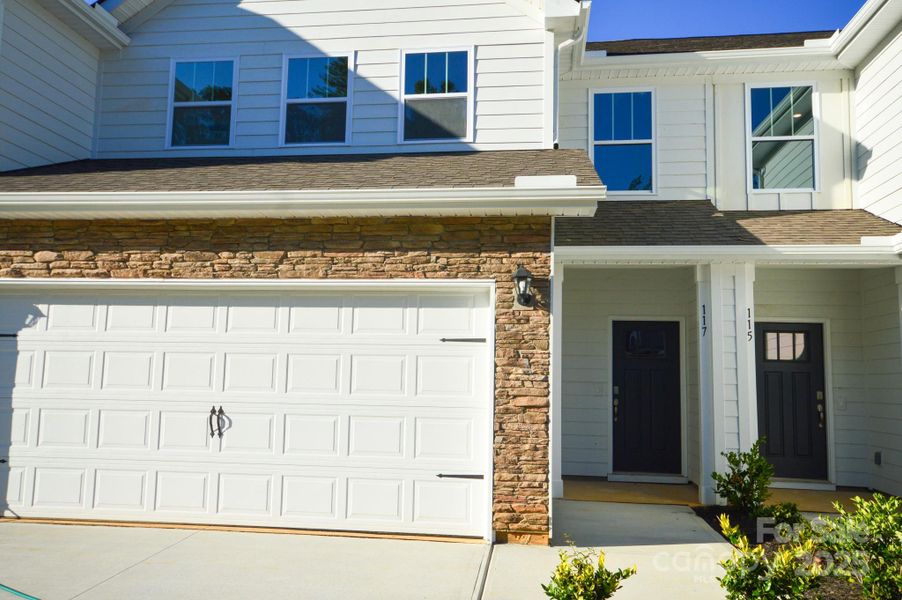Exterior details and patio area of a home in Pleasant Grove, Weaverville (Image 2).