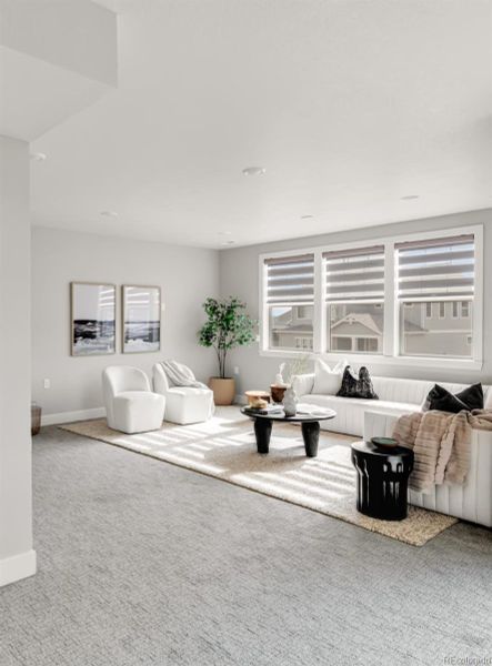 Furnished interior view inside a new home in Silver Leaf, Littleton (Image 18).
