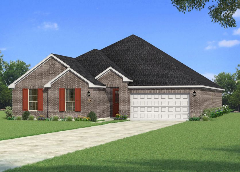 The Seville II - Traditional 2 Elevation The Seville II - Traditional 2 Elevation