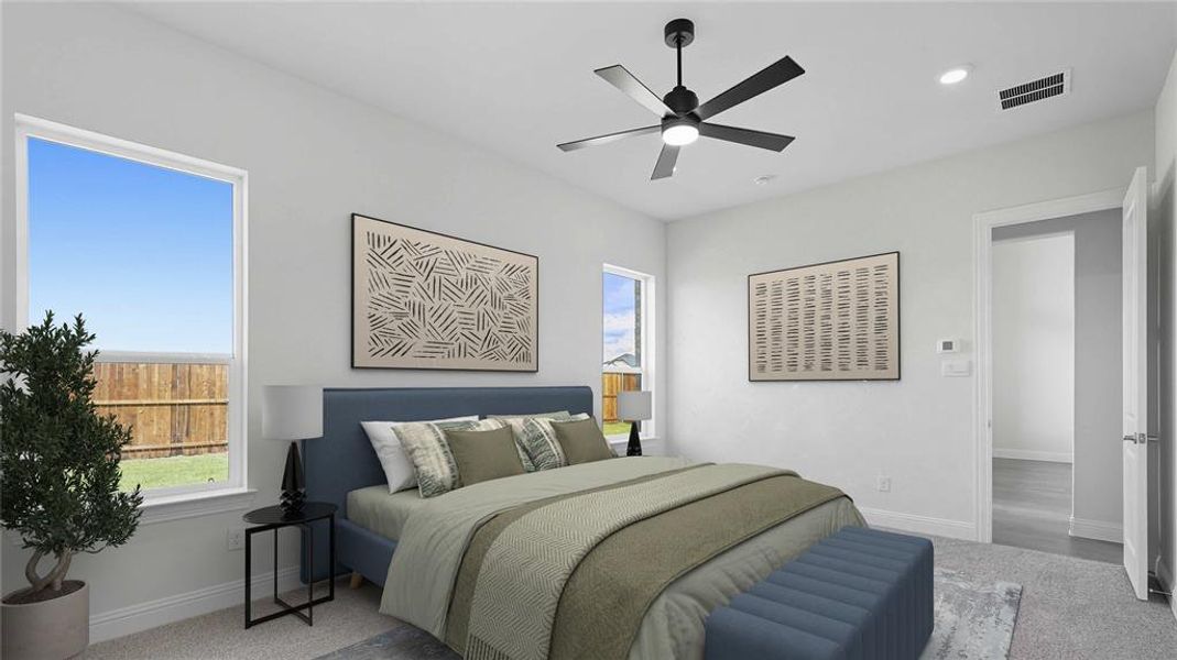 Furnished interior view inside a new home in Clearview Ranch, Royse City (Image 8).