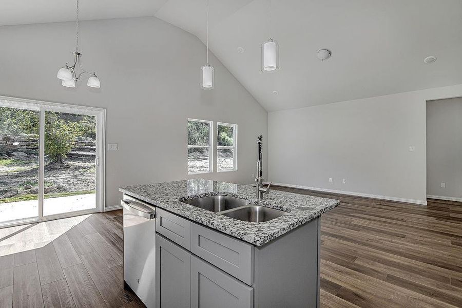 Furnished interior view inside a new home in , Azle (Image 9). Furnished interior view inside a new home in , Azle (Image 9).