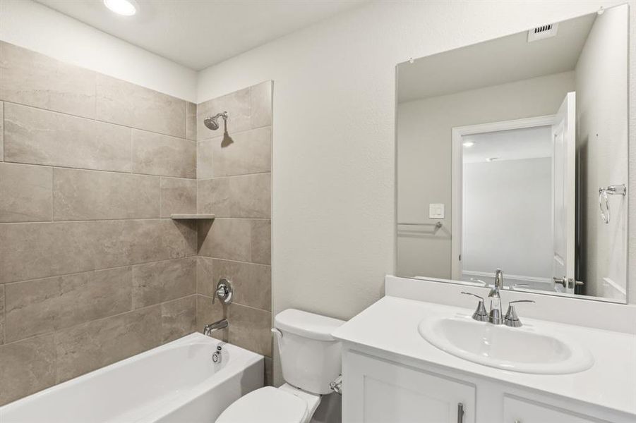 Photo is not of the actual home, but is an inspirational photo of builder’s model home and may depict options, furnishings, and/or decorator features that are not included.