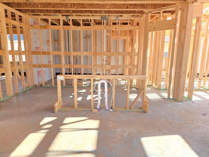 In-progress construction of a new home in Sienna 40', Missouri City, TX (Image 6).