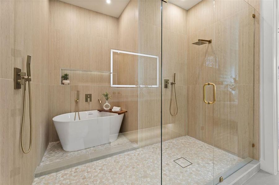 Furnished interior view inside a new home in , Dallas (Image 7).