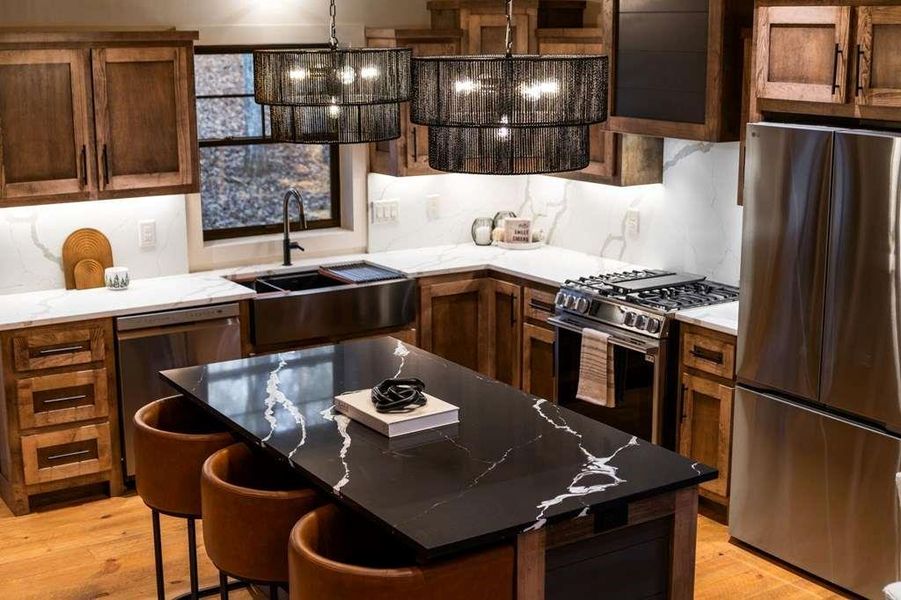 Furnished interior view inside a new home in , Blue Ridge (Image 38).