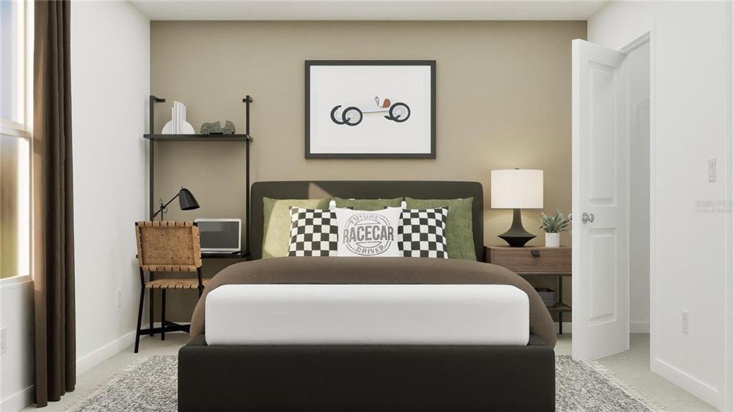 Furnished interior view inside a new home in , Davenport (Image 19).