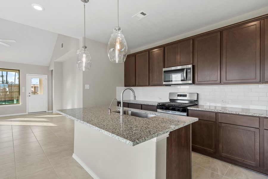 Furnished interior view inside a new home in , Spring (Image 7).