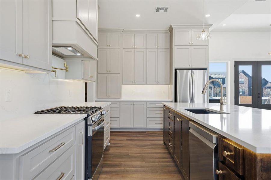 Furnished interior view inside a new home in , West (Image 7).