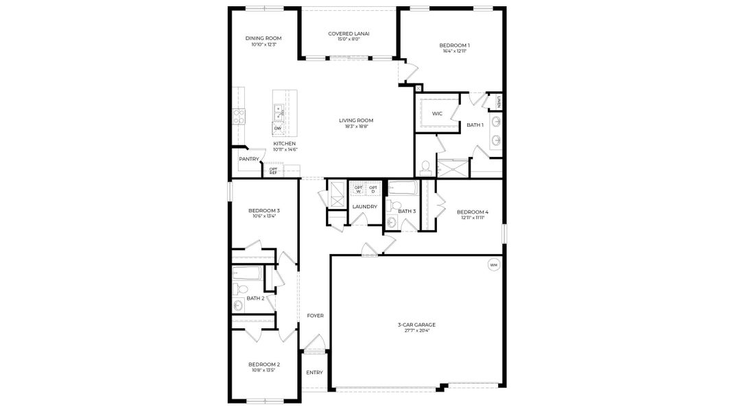 2D floor plan layout of this home in Sebastian/Vero Beach Highlands, Sebastian, FL (Image 2). 2D floor plan layout of this home in Sebastian/Vero Beach Highlands, Sebastian, FL (Image 2).