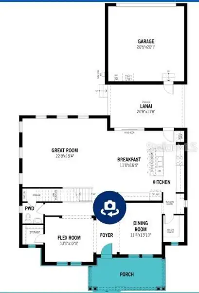 2D floor plan layout of this home in Celebration, Celebration, FL (Image 3). 2D floor plan layout of this home in Celebration, Celebration, FL (Image 3).
