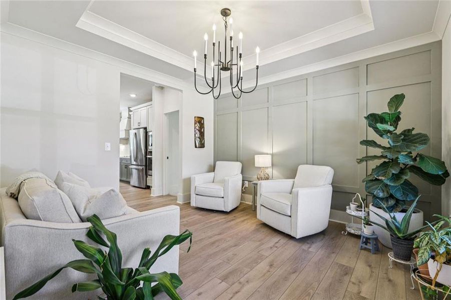 Furnished interior view inside a new home in , Hoschton (Image 41).