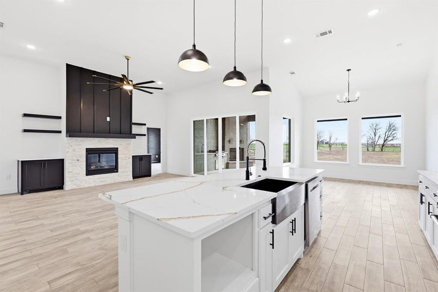 Furnished interior view inside a new home in , Sanger (Image 9). Furnished interior view inside a new home in , Sanger (Image 9).