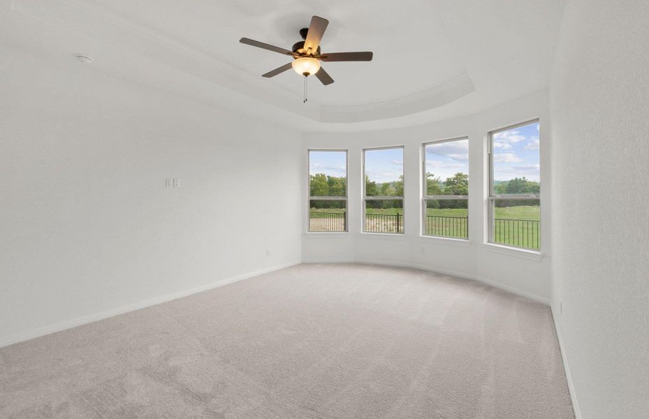 Spacious, unfurnished interior of a new home in Saddleback at Santa Rita Ranch, Liberty Hill (Image 29). Spacious, unfurnished interior of a new home in Saddleback at Santa Rita Ranch, Liberty Hill (Image 29).