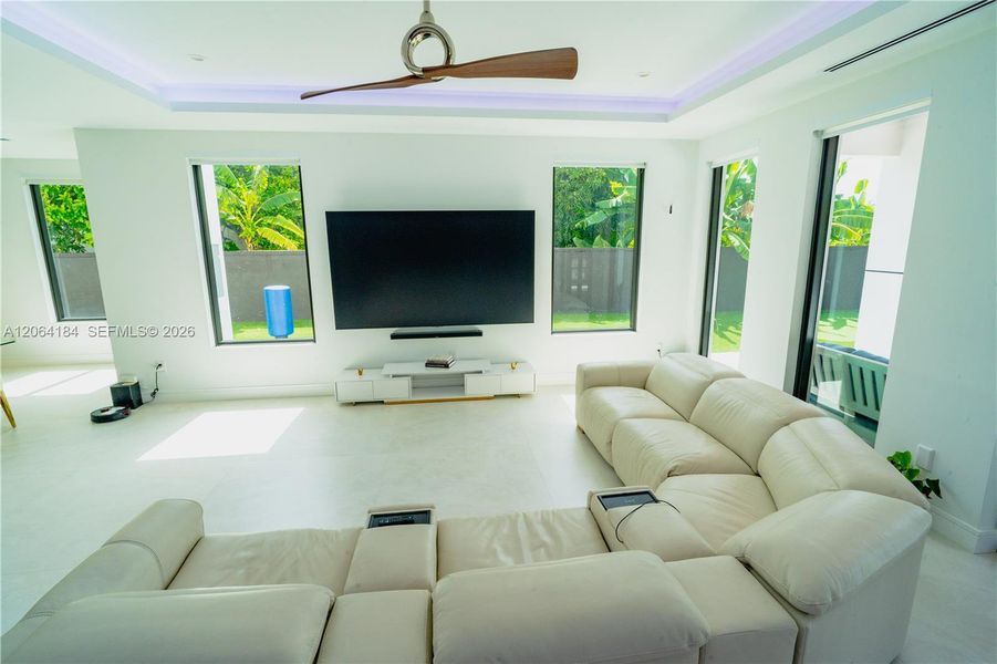 Furnished interior view inside a new home in , Miami (Image 54). Furnished interior view inside a new home in , Miami (Image 54).