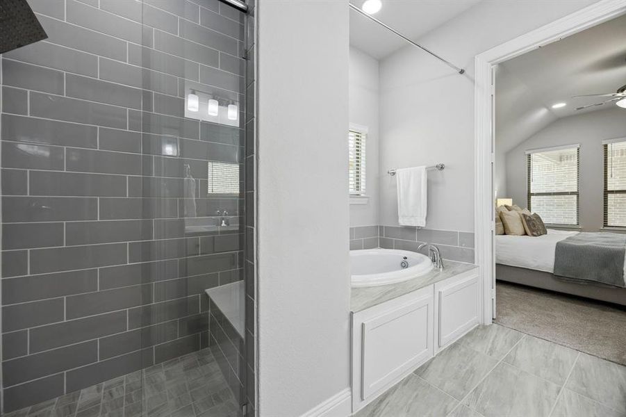 Furnished interior view inside a new home in Cambridge Crossing, Celina (Image 27).